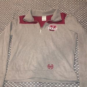 PINK UMASS Pull Over Sweatshirt